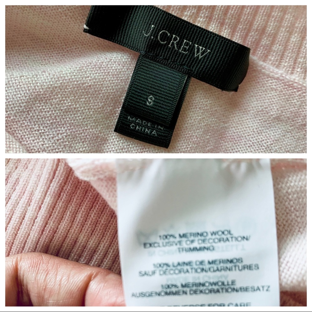 NEW J. Crew Fine Merino Wool SWEATER in Parrot - Picture 7 of 8